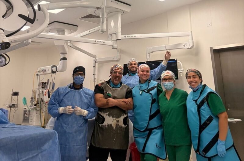 Realizamos con éxito angioplastias carotídeas con protección cerebral