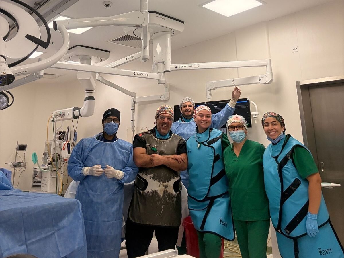 Realizamos con éxito angioplastias carotídeas con protección cerebral